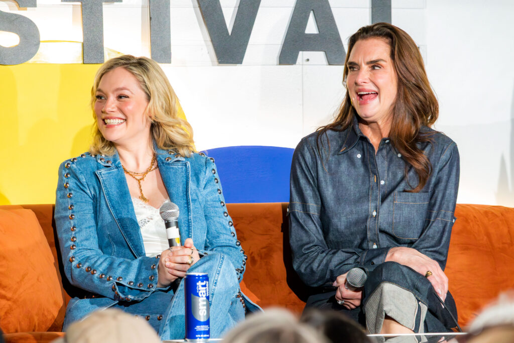 Amalia Williamson and Brooke Shields at the ATX TV Festival in Austin, TX. 5/28/26. Photo by Paul Daley. Copyright 2026 Pod Clubhouse.